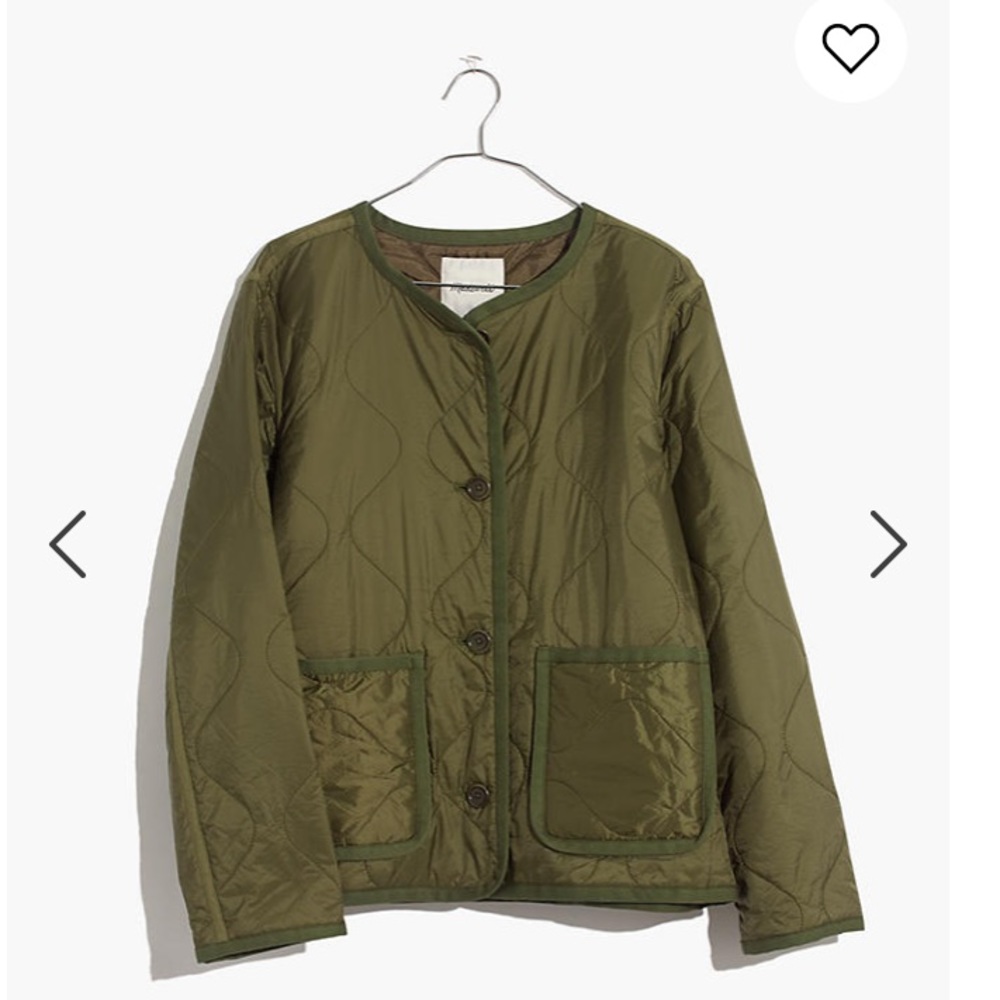 Madewell Quilted Liner Jacket size small